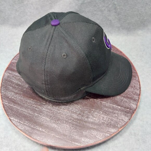 Youth Colorado Rockies OC Sports Adjustable Hat Cap Boy Team MLB Baseball Black - Picture 3 of 10